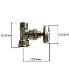 Термометр 0- 80°C d=40 мм Boiler Series трійник 1/2" ВЗ KVANT, фото 3