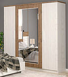 Шафа-купе 4Д Маркос NEW (Мебель-Сервіс) 2008х581х2141мм дуб санома, фото 2