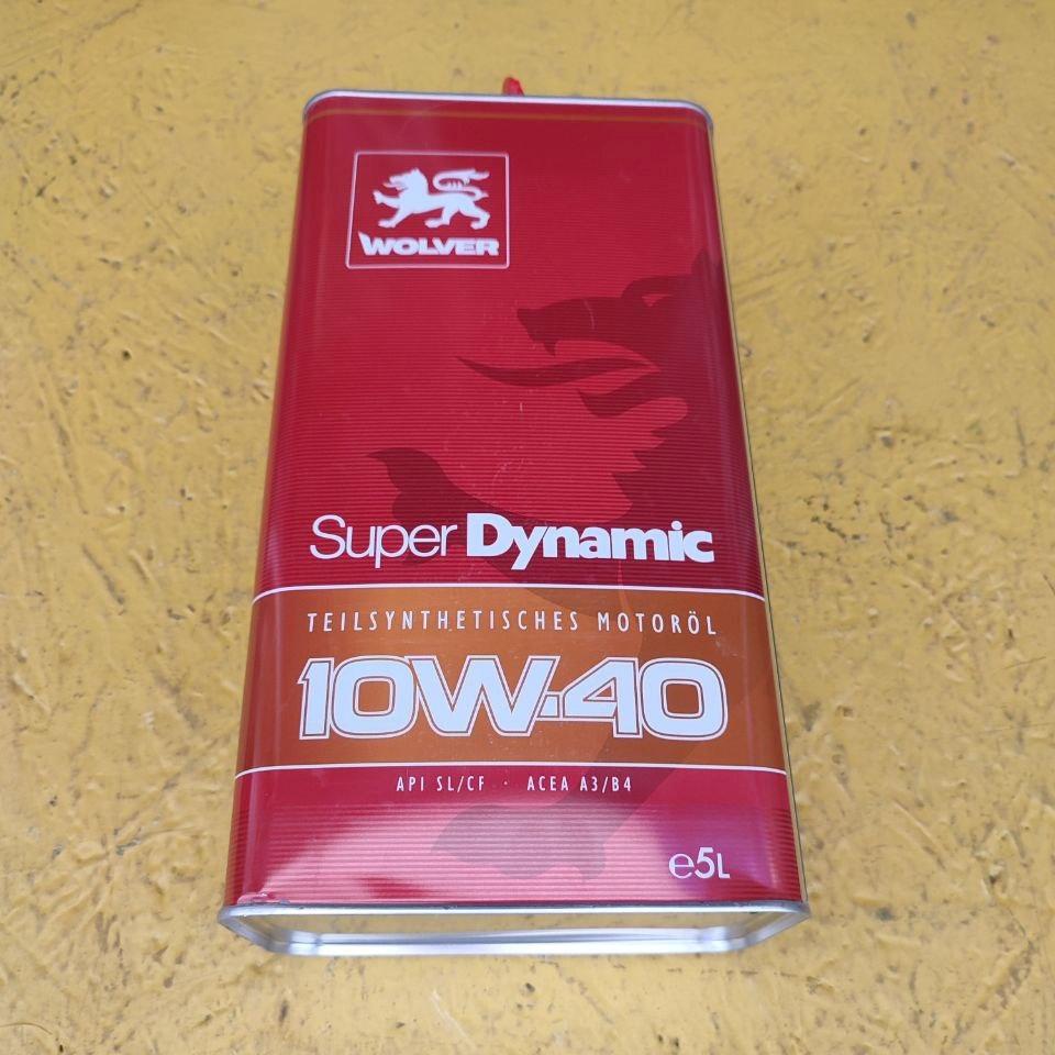 Масло Wolver Super Dynamic 10W-40 SL/CF 5л