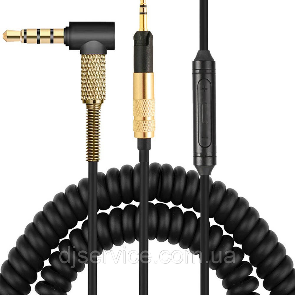 Кабель шнур (кручений) з пультом для Sennheiser Momentum M2 M3 On-Ear Over-Ear HD4.40 HD 4.40 BT HD4.50 BTNC HD4.30i hd598 HD400