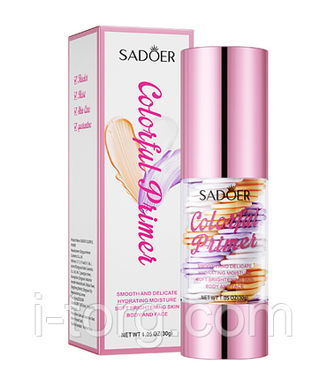 Коригуюча база-праймер під макіяж Sadoer, 30г., фото 1