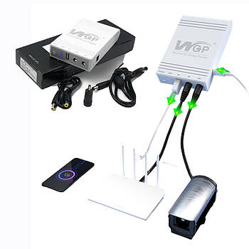 Джерело живлення для безперервної роботи роутера 5V/9V/12V ємністю 10400 мАг