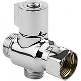 Перемикач на ванну душ Хрестовина змішувача дивертор Ранок поворотний Haiba Ранок, фото 5