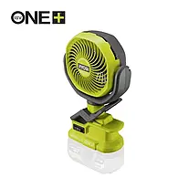 Вентилятор із батарейним затискачем 18 В ONE+, макс. швидкість обертання вентилятора 3400 хв-1, без акумулятора та
