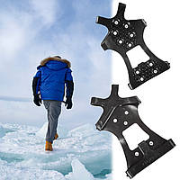 Льодоходи від виробника на 10 шипів розмір XXL (48-52), антиковзні накладки на взуття  льондоступи (ST)