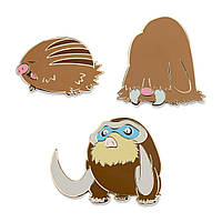 Pokemon набір значків Swinub Piloswine і Mamoswine Покемон 3 шт 710-03878