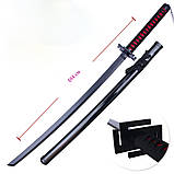 Катана з Бліч Зангецу Ічіго Банкай 104см (дерево + пластик), фото 6