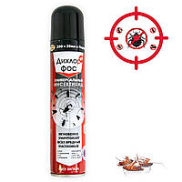 Дихлофос-монітор універсальний "Дихлорофос new" 220 мл, засіб проти тарганів/клопів і комах (ST)