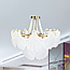 Перлинна люстра у вітальню Artlight цоколь  ламп 9 шт колір  D1901/600GD, фото 3