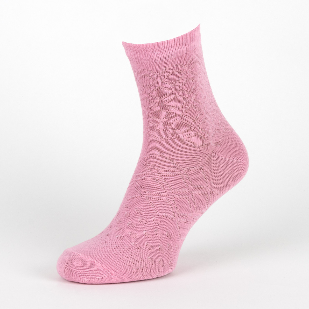 Шкарпетки жіночі ажурні світло-рожевий, фото 1