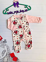 Яркие человечки для новорожденных мальчиков и девочек интерлок