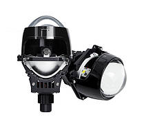 Бі- LED лінза 2.5"(D65мм) G90A 45/50Вт 5500К A8  під гайку (2 шт)