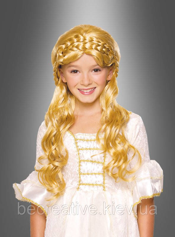 Карнавальний парик для образу Русалки або принцеси