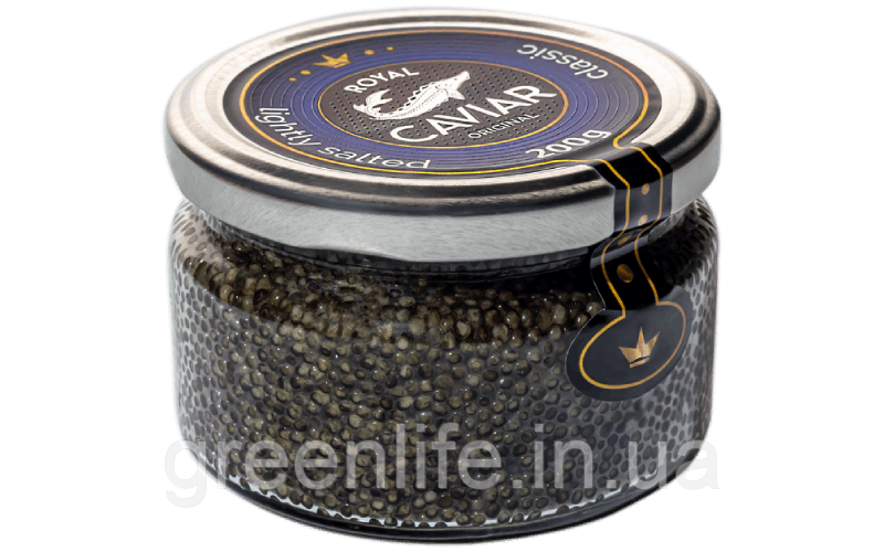 Ікра зерниста осетрових ( стерляді ) ROYAL CAVIAR - CLASSIC 200 гр