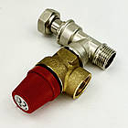 Запобіжний клапан 8 бар 1/2" з накидною гайкою + трійник BS KVANT, фото 2