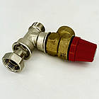 Запобіжний клапан 8 бар 1/2" з накидною гайкою + трійник BS KVANT, фото 3