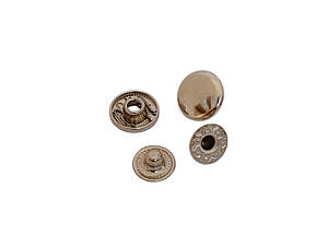 Кнопка 15 мм срібло