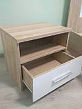 Тумба нічна (2шт.) Маркос NEW (Мебель-Сервіс) 510х372х456мм дуб санома, фото 5