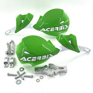 Захист рук квадроцикла ATV  мотоцикла з кріплення алюміній зелений