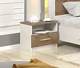 Тумба нічна (2шт.) Маркос NEW (Мебель-Сервіс) 510х372х456мм дуб санома, фото 7