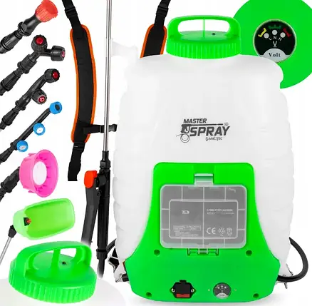 Акумуляторний обприскувач садовий MalTec MasterSpray-16L, фото 1