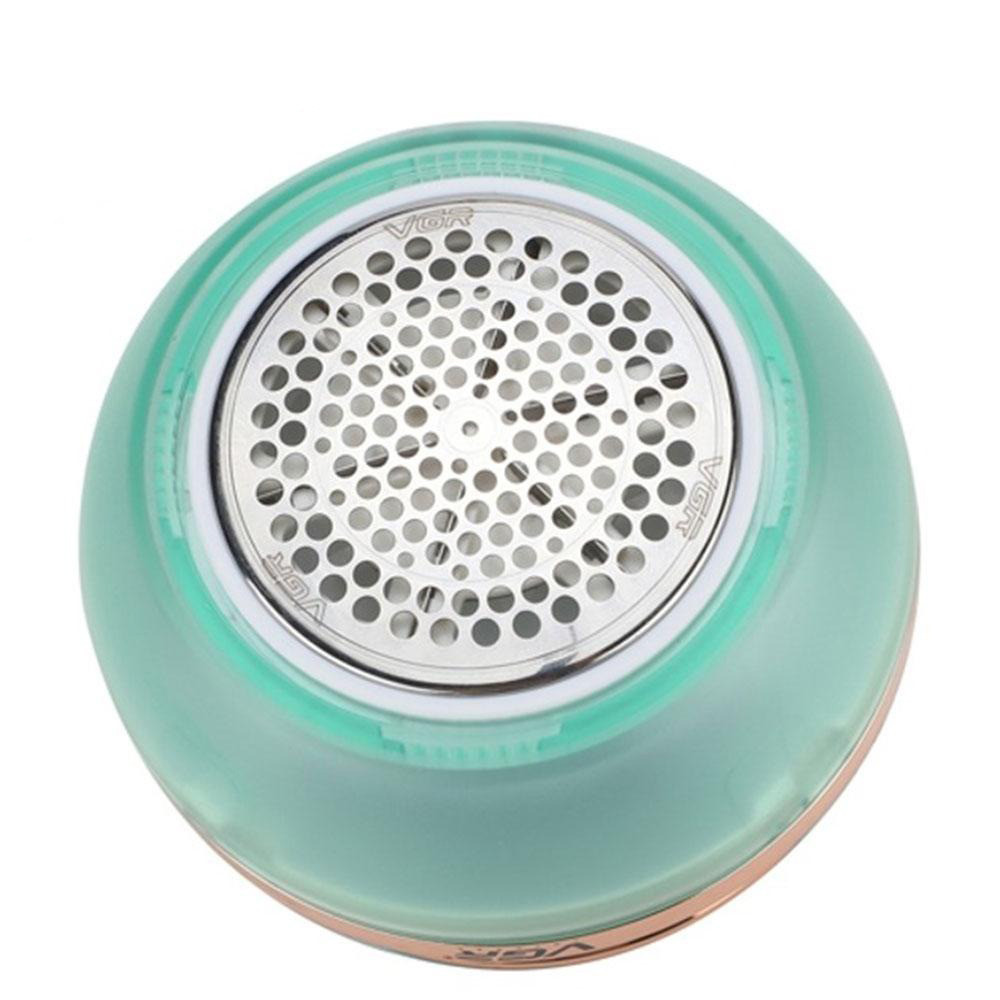 Машинка для стрижки ковтунців з одягу VGR V-817 акумуляторна для зняття ворсу Зелений