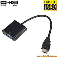 Адаптер HDMI VGA D-SUB перехідник VGA D-SUB HDMI конвертер VGA D-SUB HDMI між HDMI VGA D-SUB adapter Smart TV Cablexpert