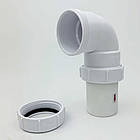 Сифон CL3 Boiler Series, 50 мм, сухий, кутовий, білий, фото 3