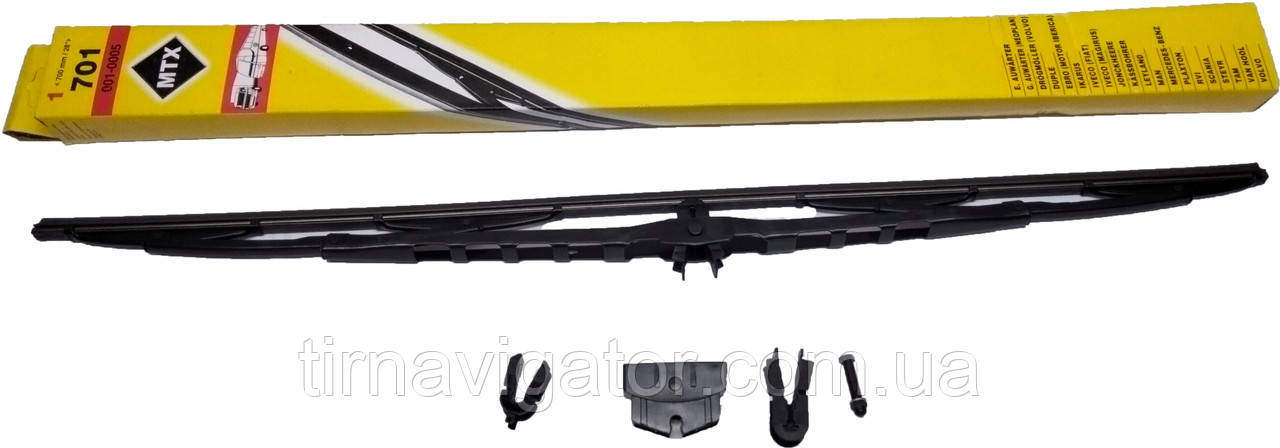 Двірники MTX 701mm (MAN TGA, MB, RVI)