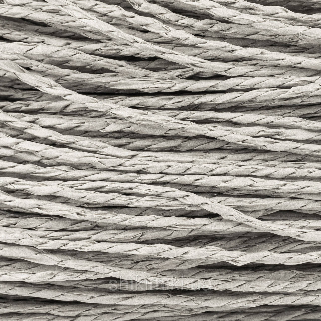 Пряжа Raffia кручена, колір Сірий, фото 1