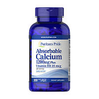 Absorbable Calcium 1200 mg Plus Vitamin D3 25 mcg (200 softgels)