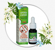 Арома-спрей Захист від кліщів та москітів 15мл /Адверсо/