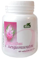 Суставін з лецитином 60 таблеток /Біола/
