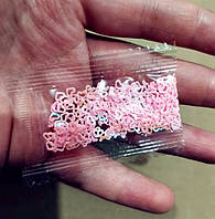 Блискітки Finding Наповнювач для смоли серця Рожевий перелив 1 г