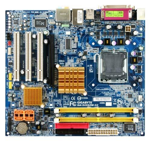 Материнска плата Gigabyte GA-945GZM-S2 REV: 3.9, Intel 945GZ, mATX, s775 БВ