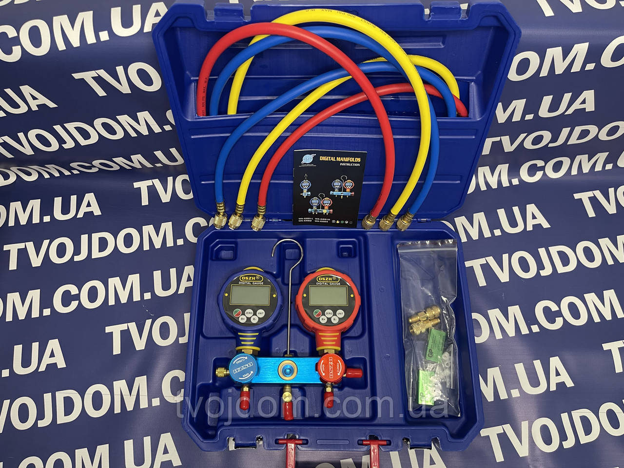 Електронний манометричний колектор 2-вентильний DSZH WK-6882