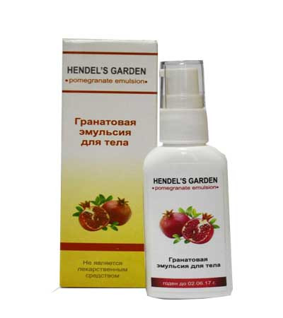 Гранатова емульсія для тіла від розтяжок шкіри, фото 1
