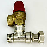 Запобіжний клапан 6 бар 1/2" з накидною гайкою + трійник BS KVANT, фото 4