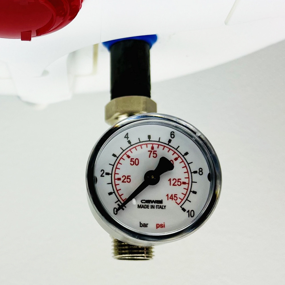 Манометр 10 бар 1/2" з накидною гайкою Boiler Series KVANT
