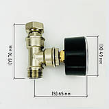 Манометр 10 бар 1/2" з накидною гайкою Boiler Series KVANT, фото 8