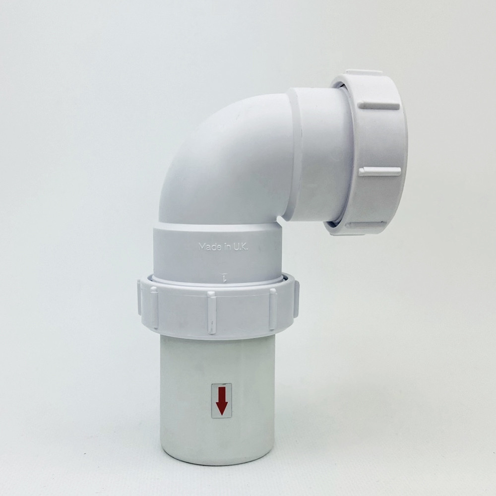 Сифон CL4 Boiler Series, 40 мм, сухий, кутовий, білий