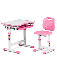 Комплект парта + стілець трансформери Piccolino III Pink FunDesk