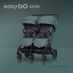 Прогулянкова коляска для двійні Euro-Cart Echo 2024 року, green