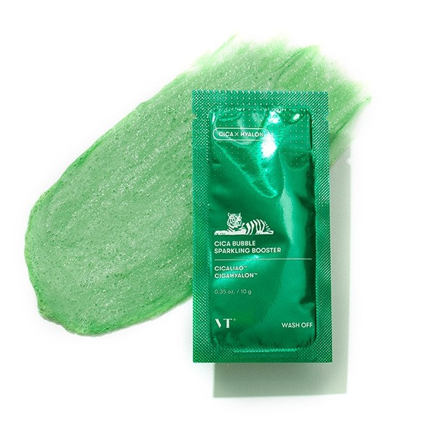 Заспокійлива бульбашкова маска з центелою VT Cosmetics Cica Bubble Sparkling Booster 10 гр