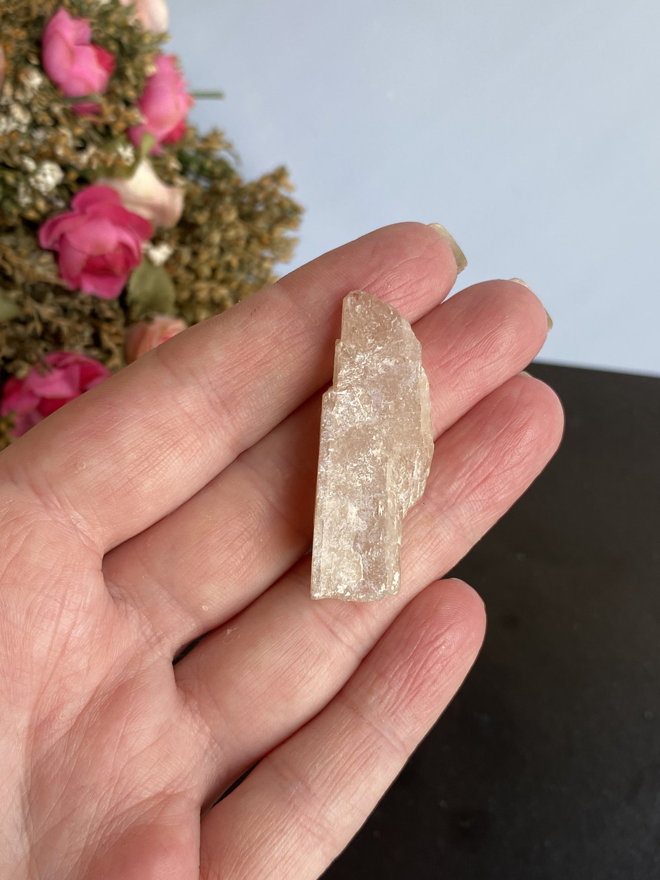 Натуральний топаз 41*14*10 мм. Необроблений топаз. Топаз камінь без оправи., фото 1