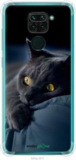 Чохол на Xiaomi Redmi Note 9 Димчастий кіт "825sp-2017-7290"
