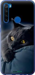 Чохол на Xiaomi Redmi Note 8T Димчастий кіт "825u-1818-7290"