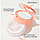 Пудра + спонж для обличчя 2 в 1 Sheglam Insta Ready Face&Under Eye Setting Powder Duo Bisque, фото 3