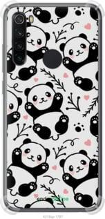 Чехол на Xiaomi Redmi Note 8 Панды "4318sp-1787-7290"