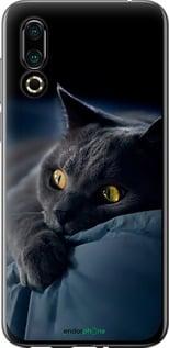 Чохол на Meizu 16S Димчастий кіт "825u-1701-7290"